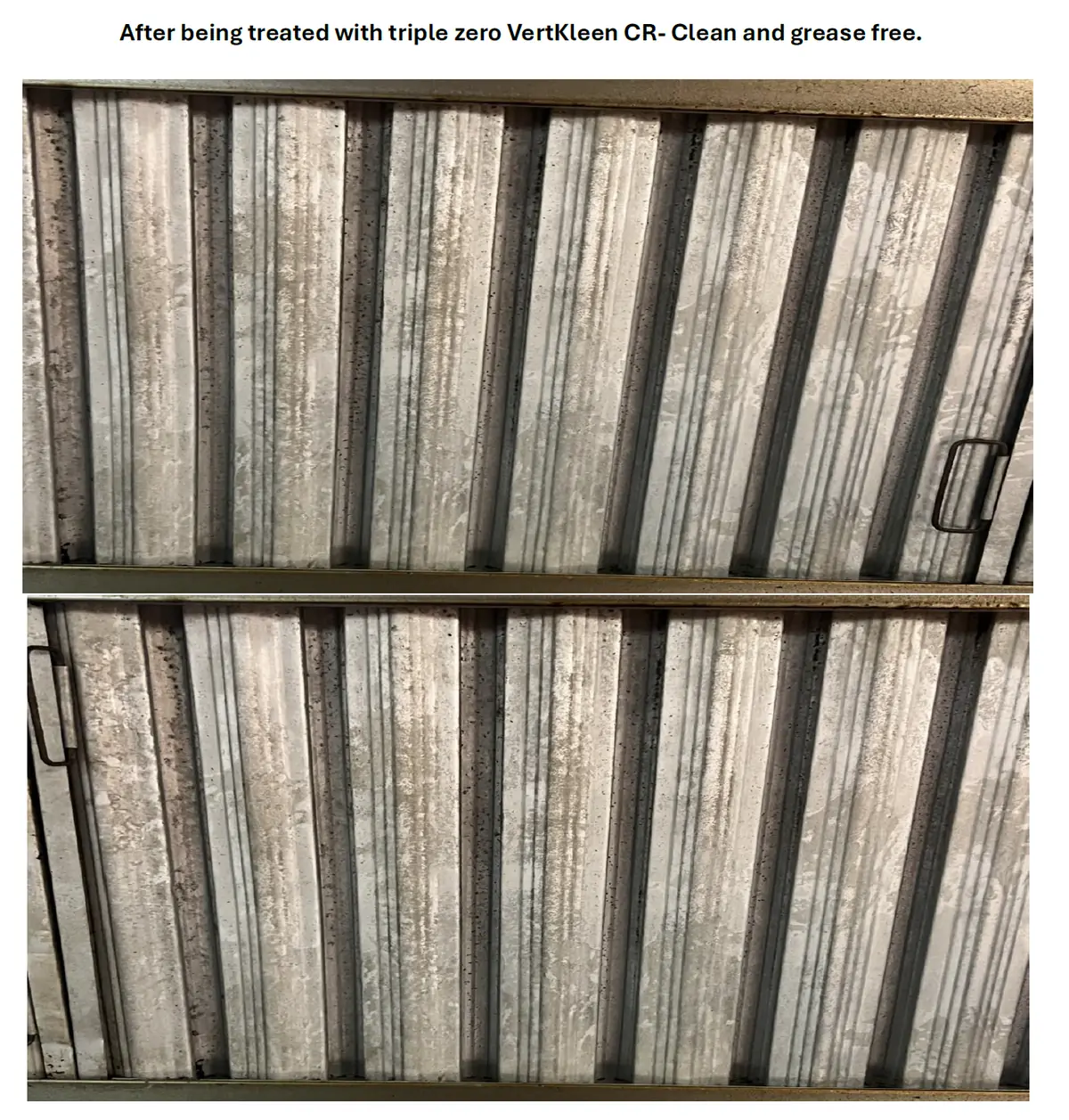 Working-surface field-context frame after cleaning