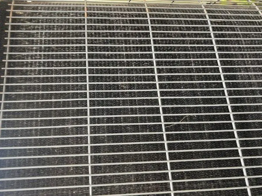 Coil-fin field image after cleaning