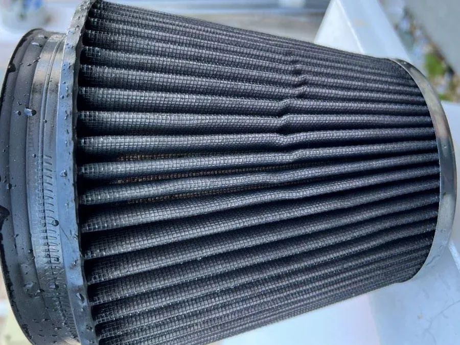 Reusable-filter field image after cleaning