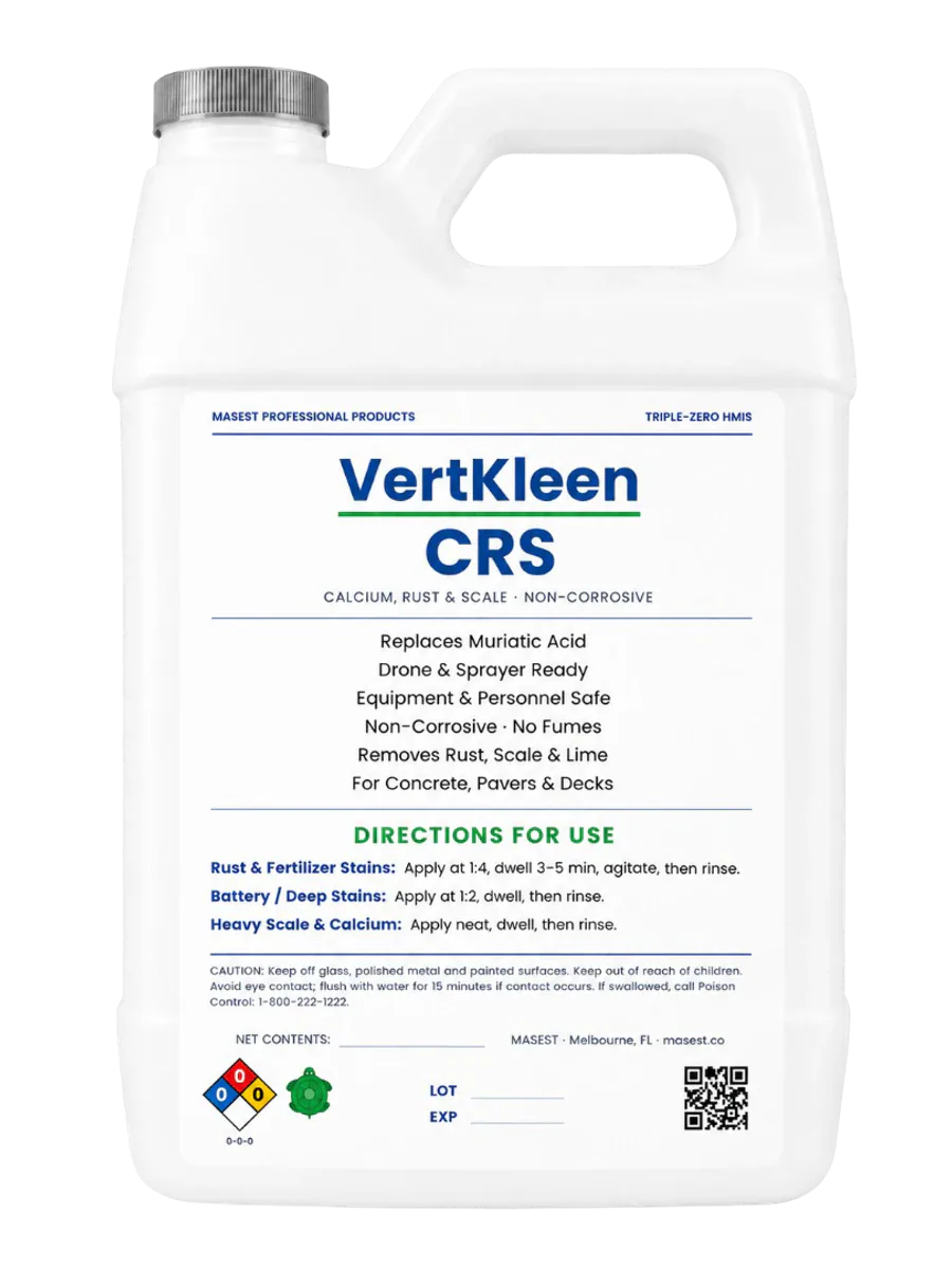 VertKleen CRS PW label jug